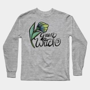 Green Witch Nature Long Sleeve T-Shirt